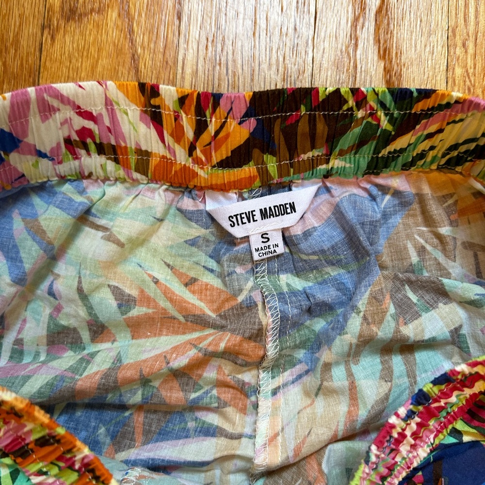 Patterned Tie Shorts - image 5